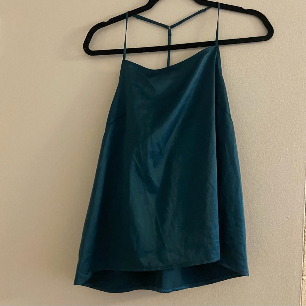 stars above tank top teal size L